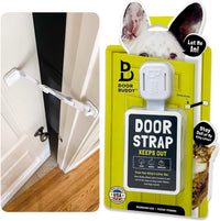 Door Buddy Pet Door Latch for Cats - Grey Strap
