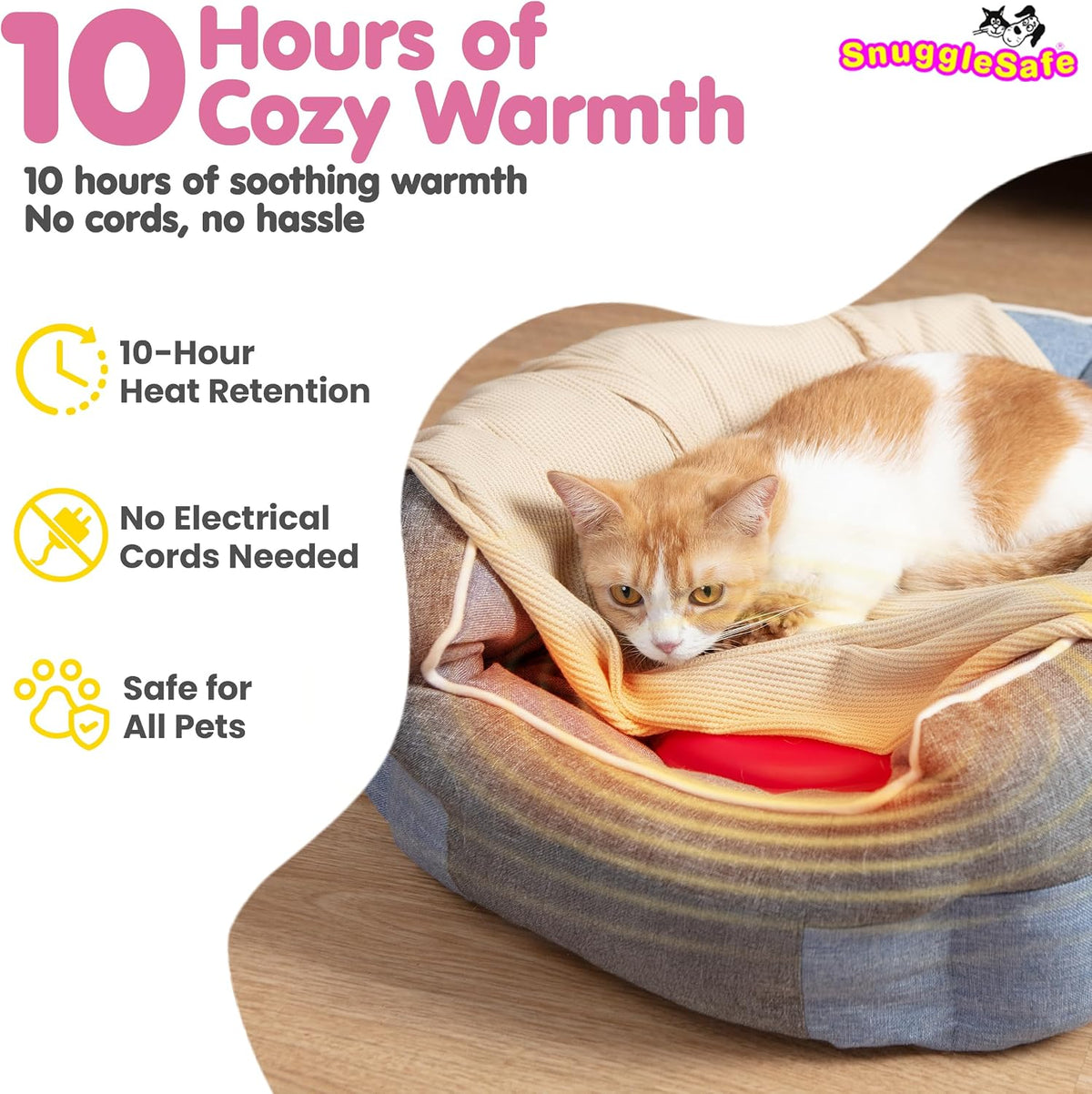 SnuggleSafe Microwave Heating Pad for Puppy, Dog, Cat - image 2