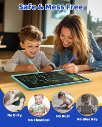 KOKODI LCD Writing Tablet 8.5-Inch Colorful Doodle Board - Green - image 3