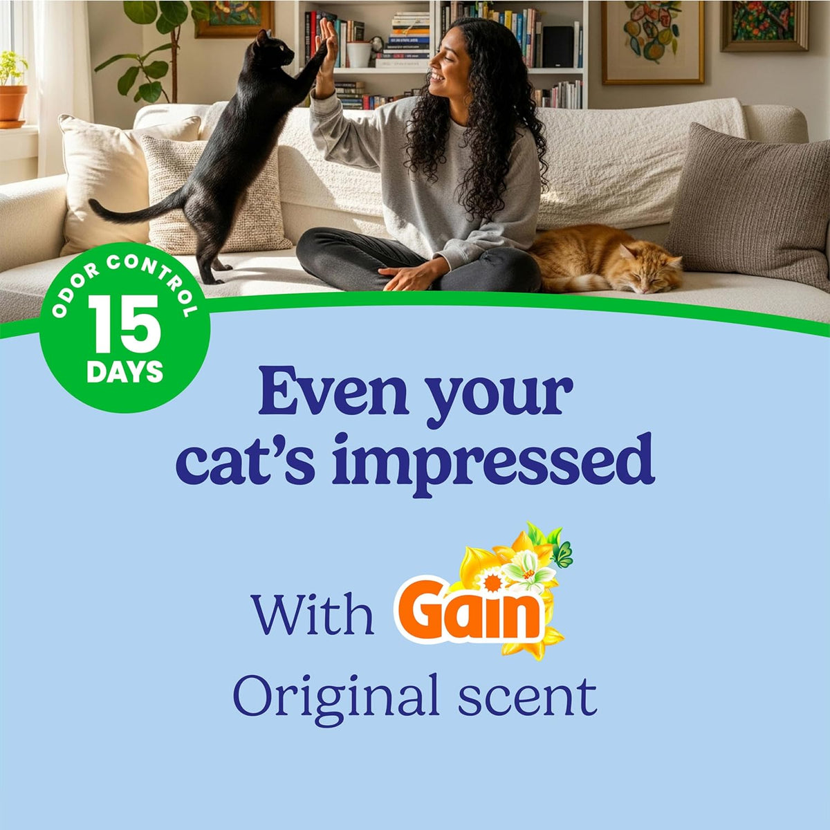 Fresh Step Odor Shield Multi Cat Clumping Cat Litter - Gain / 14 lb (Pack of 1) - image 3