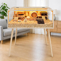 PROLEE Small Animal Cage, Hamster Cage Wooden Roof - 48.0"L x 20.0"W x 47.5"H / Wooden Roof - image 2
