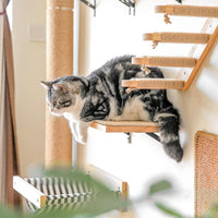 FUKUMARU Cat Wall Shelves, Sisal Mat - Wood color / 1 Pack - image 2