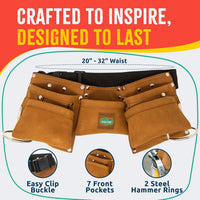 Sparkjump Kids Brown Tool Belt - Brown Tool Belt - image 2