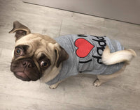 Parisian Pet Dog Shirt, 100% Cotton Shirts for Medium Dogs - I Love My Daddy / X-Large (18-25lbs) - image 3