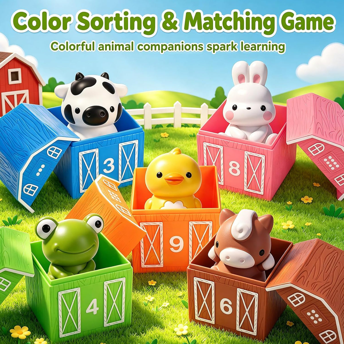 Learning Toys for 1, 2, 3 Year Old Toddlers - FARM - image 4