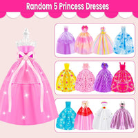 TQRAZ 76 Pcs Doll Car Playset Clothes and Accessories with 11.5 Inch - 137 pcs - image 4
