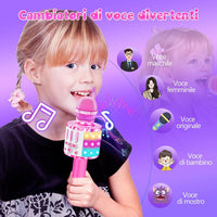 Karaoke Microphone Toys for Kids - Pink - image 4