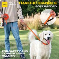 Fida Obedience Recall Training Agility Lead, Orange - 50FT / Neon Orange - image 3