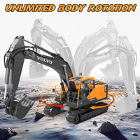 DOUBLE E Volvo 1:16 Scale RC Excavator 3-in-1 Construction Toys - image 4