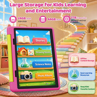 Jeazans 10 inch kids tablet with Android 16, HD screen and parental controls - view 5