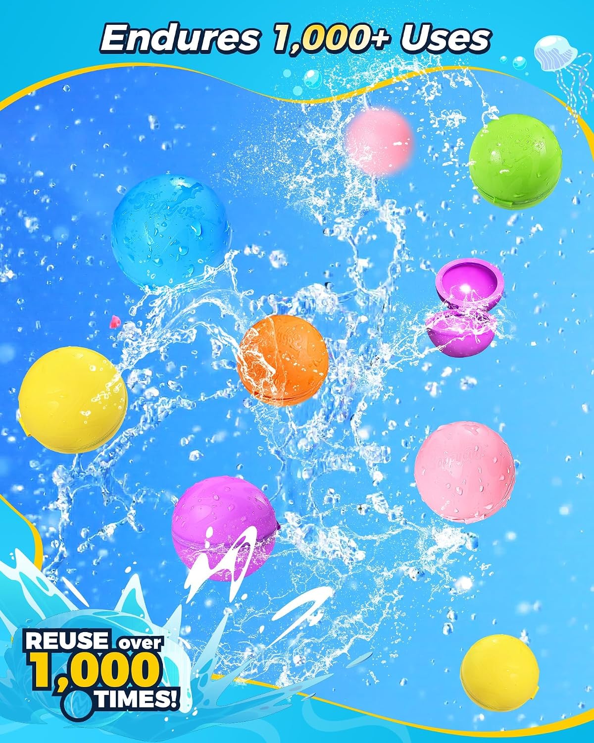 Reusable Water Balloons 12PCS - 12 PCS - image 2
