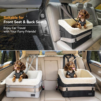 PETSFIT Small Dog Car Seat - Black - image 2