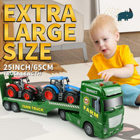 Dwi Dowellin Toddler Boy Toys for 3 4 5 6 Year Old - Farm Truck - image 3