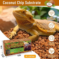 10LB Coconut Husk Chip for Reptiles - 8 pack - image 2