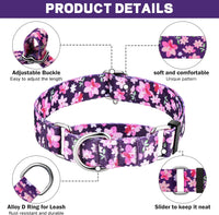 Hikiko Martingale Dog Collar Without Buckle - Japanese Purple / Small - image 4