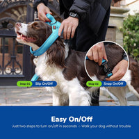 Didog No Pull Dog Harness for Large Dogs, Breathable Mesh Padded - Blue / L: Chest 27-33", Fit 50-80 lbs - image 4
