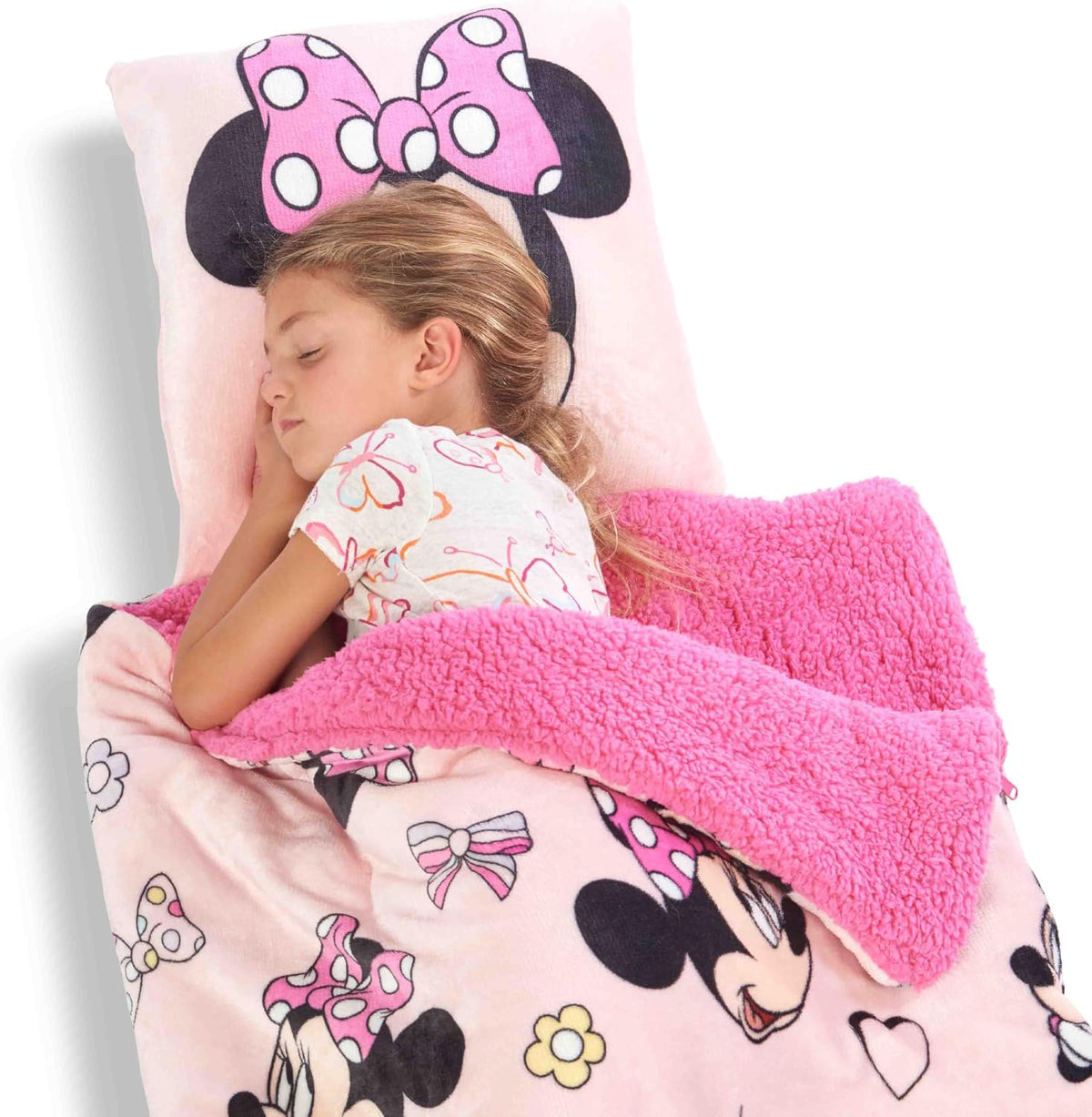 Northwest Silk Touch Sherpa Slumber Bag - Favorite Things / 27" x 56" - image 3