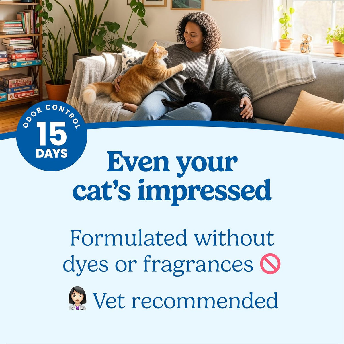 Fresh Step Advanced Simply Unscented Multi Cat Clumping Cat Litter - New! Advanced Unscented / 18.5 lb - image 3