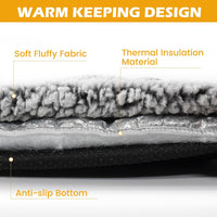Self Warming Cat Bed, Self Heating Mat for Dog - Black / 24x18in - image 4