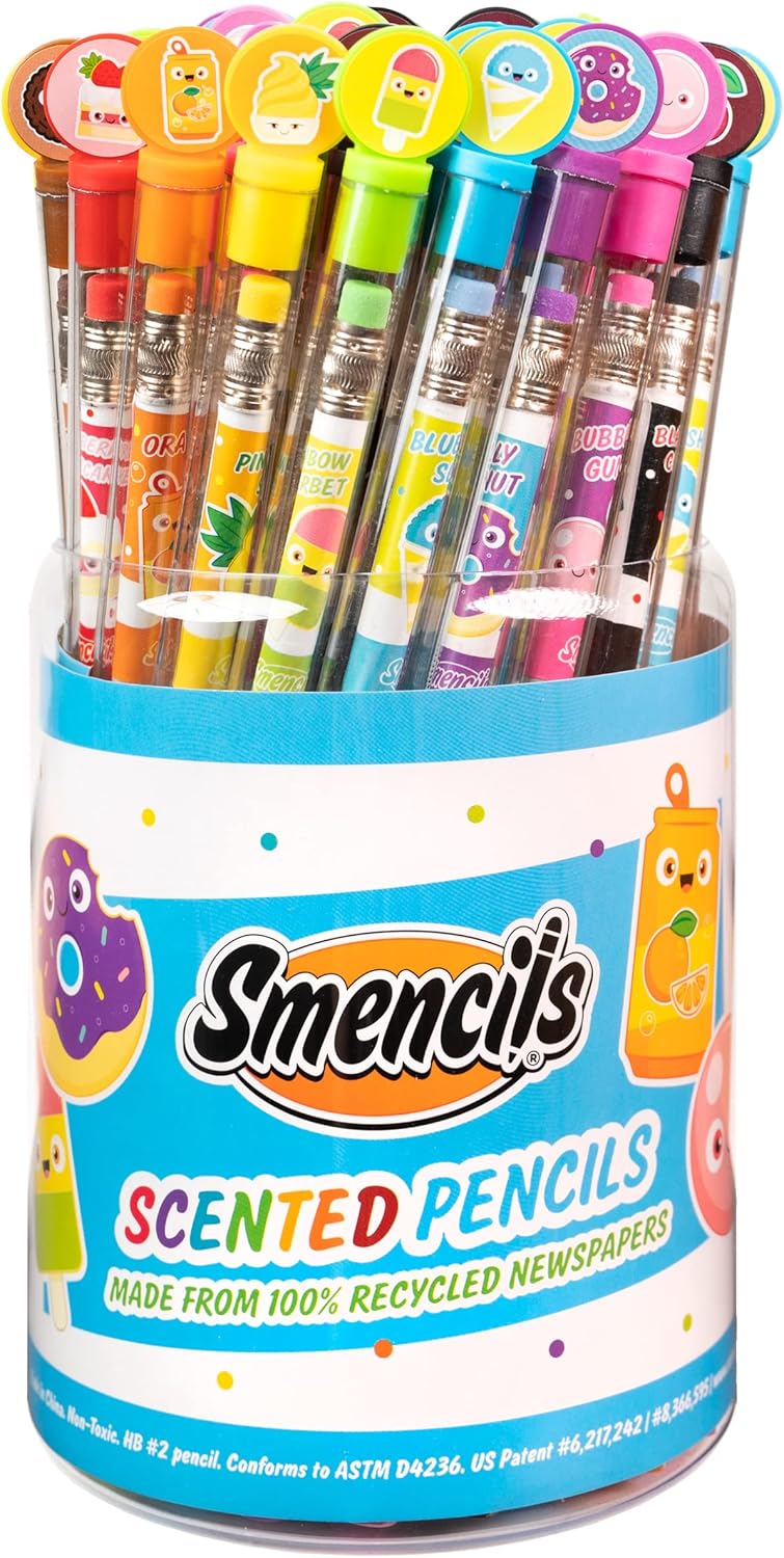 Halloween Smencils Cylinder, HB #2 Scented Smelly Pencils - Original - image 2