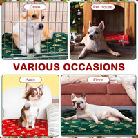 4 Pack Self Heating Cat Pad Self Warming Dog Mat, Heart - Christmas Tree / 16 x 20 Inches - image 3