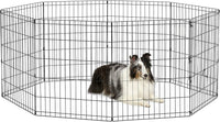 New World by MidWest 24-Inch Exercise Pen, No Door - Medium Dog Pen: 30-Inch High