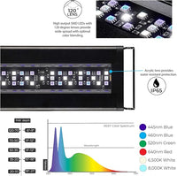 CURRENT USA 48 - 60" Inch Orbit Marine LED Saltwater Reef Marine Aquarium Light | 24 Hour IR Lighting & eFlux Wave Pump Control | Adjustable Color Spectrum for Fish Tank (4103)