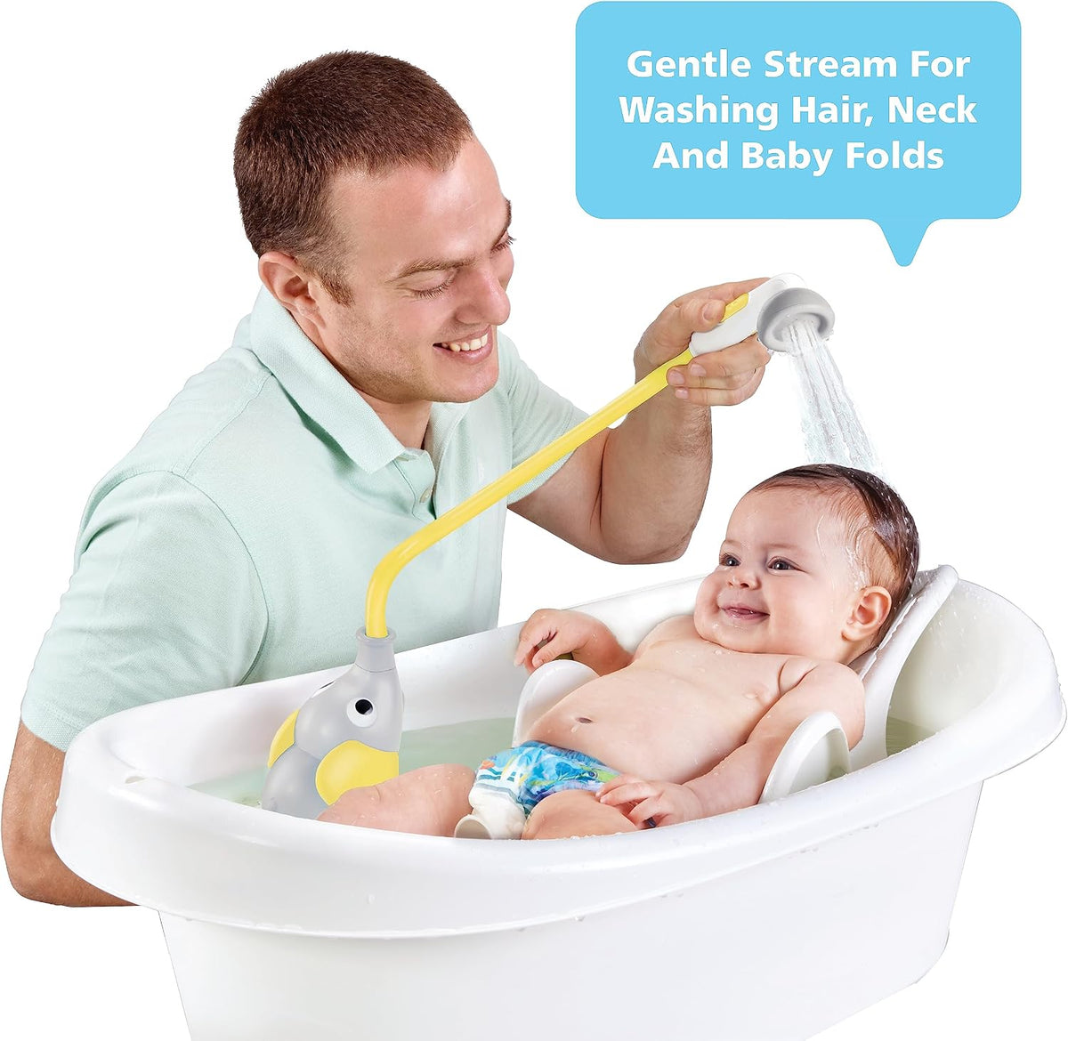 Yookidoo Baby Bath Shower Head - Yellow / 1 - image 2