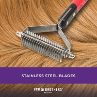 RYAN'S PET SUPPLIES Paw Brothers 13-Blade Coarse Double Wide - 20 Blade Medium - image 3