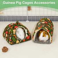 Bienbee Guinea Pig Hideout - Green Mushroom / Small(7.3"L x 7.3"W x 6.7"H) - image 2