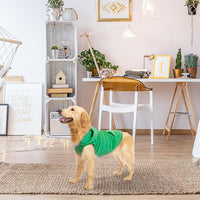 Fleece Dog Hoodie with Pouch, Green S – Essentials for Dogs - XX-Large / Green - image 2