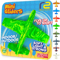 Foam Airplanes - Stocking Stuffers for Kids All Ages 4 5 6 7 8 9 10 Year Old - Best Toy Gift - Boy - Green
