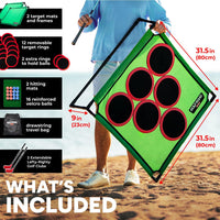 Golf Pong Chipping Game for Men & Women, 1 Board – Fun for Kids & Family - Golf Pong Versus Edition (2 Pack) - image 2