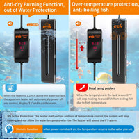 azw 800W Aquarium Heater for 110‑250 Gal - L - image 4