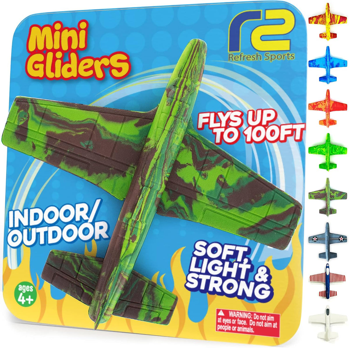 Foam Airplanes - Stocking Stuffers for Kids All Ages 4 5 6 7 8 9 10 Year Old - Best Toy Gift - Boy - Camo