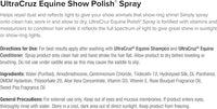 UltraCruz Equine Foaming Horse Shampoo with Travel Applicator, Conditioner and Show Polish Spray Bundle, 32 oz Each