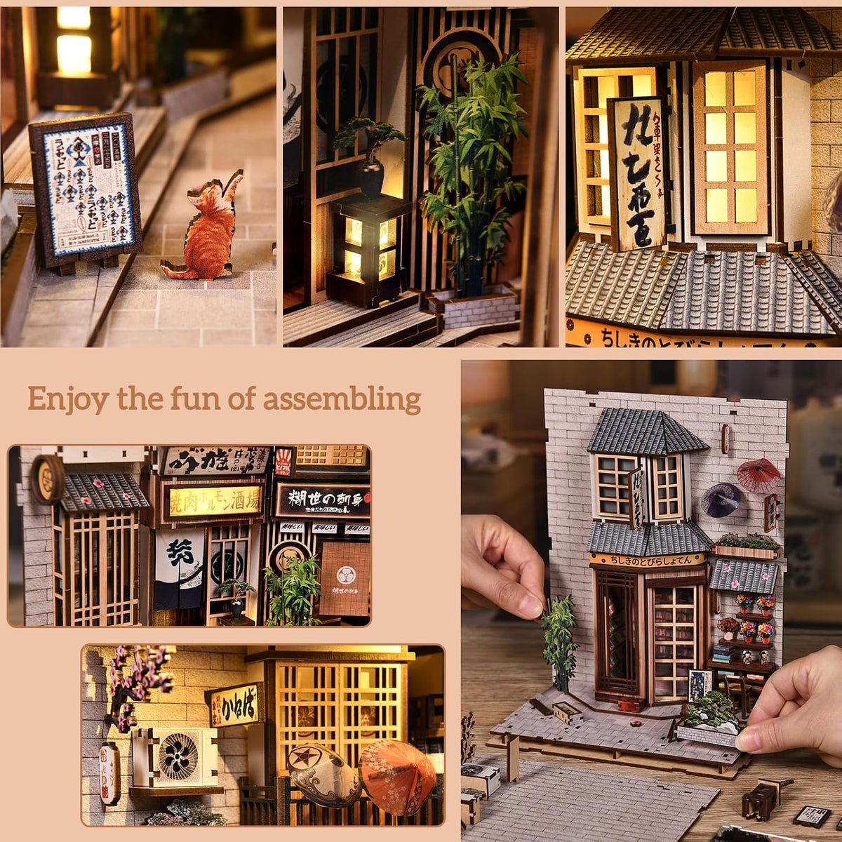 CRIOLPO DIY Miniature Dollhouse - Cat's Alley - image 4