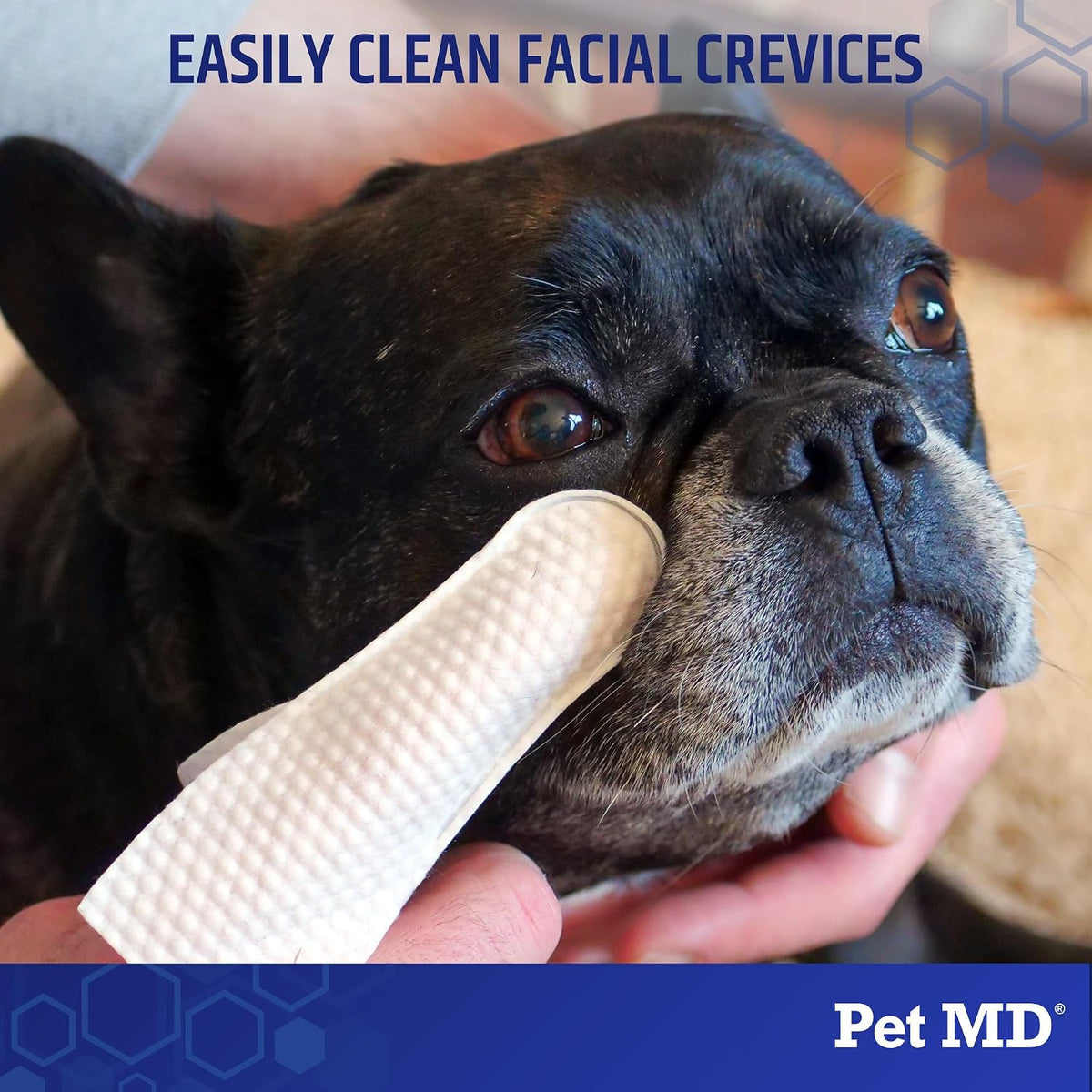 Pet MD Finger Wipes, Tear Stain Remover for Dogs & Cats - image 4