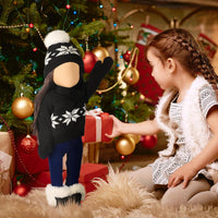 Bencailor Christmas doll clothes for 18 inch dolls in red and white cowgirl style with hat and boots - view 27