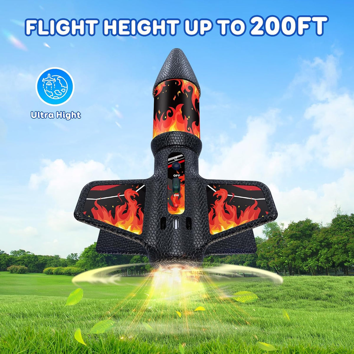 Rceico Rocket Launcher, Model Rocket Kits with Launch Set - Red - image 2