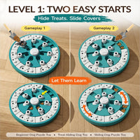 KADTC L Size 3 Levels, Dog Puzzle Toy - Marrs Green / Twister - image 3