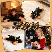 CSVBTRF Weighted Stuffed Animals - Black German Shepherd - image 3