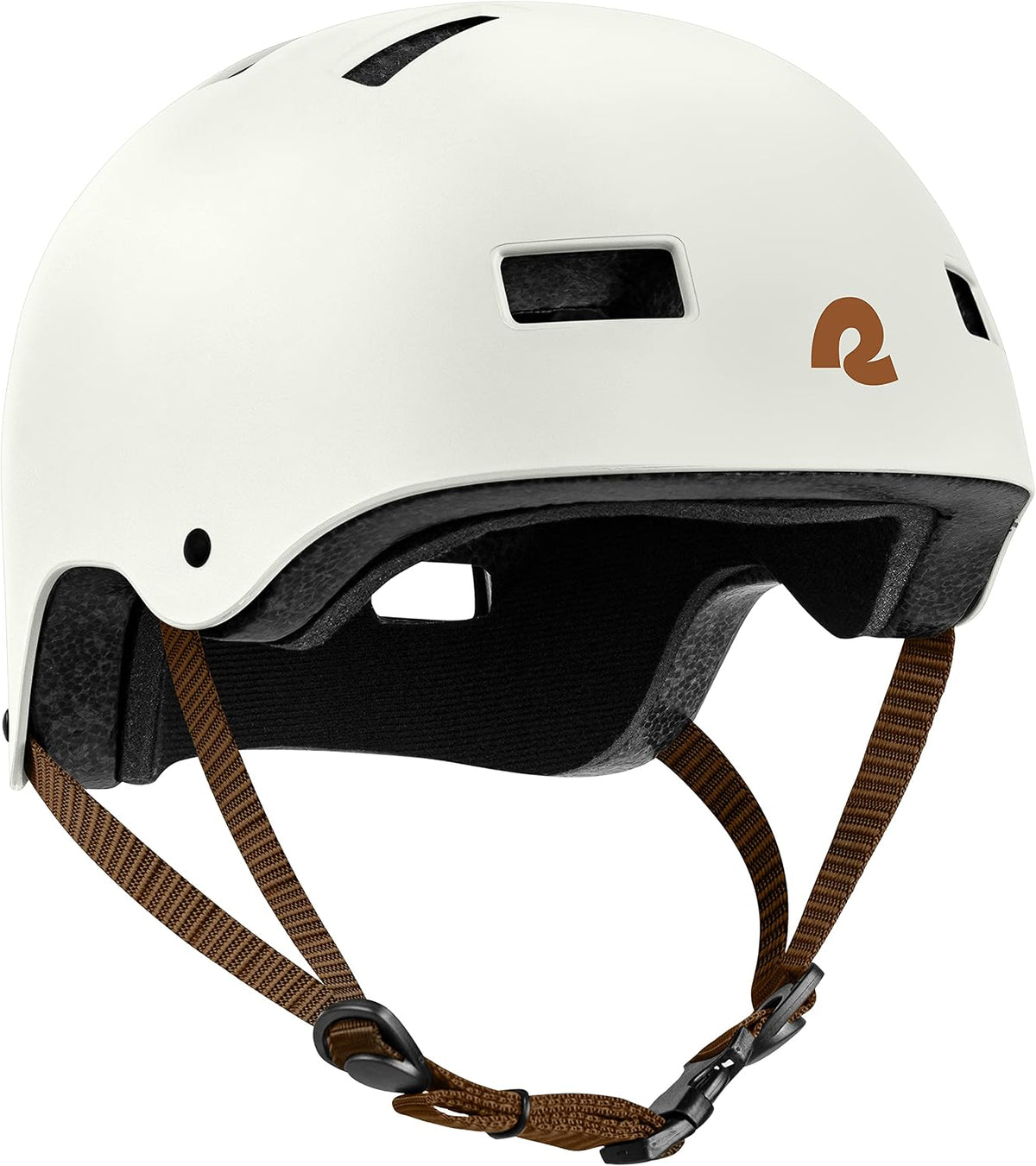 Retrospec Dakota Protective Bike Helmet, Skateboard, Scooter - Matte Eggshell / Medium
