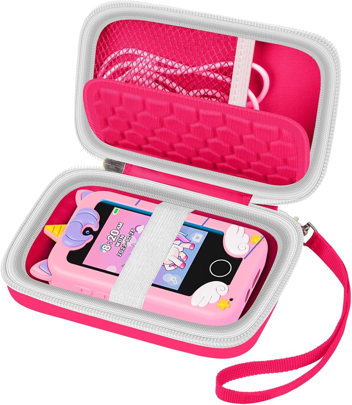 ALKOO kids smartphone case, zip carrying box for kids toy phones and learning cameras - view 7