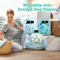 Reusable Dog Diapers Female Washable 3 Pack S Flowers for Heat – Essentials for Dogs - Swallow / XXL(27.5"-33"Waist) / 3 - image 4