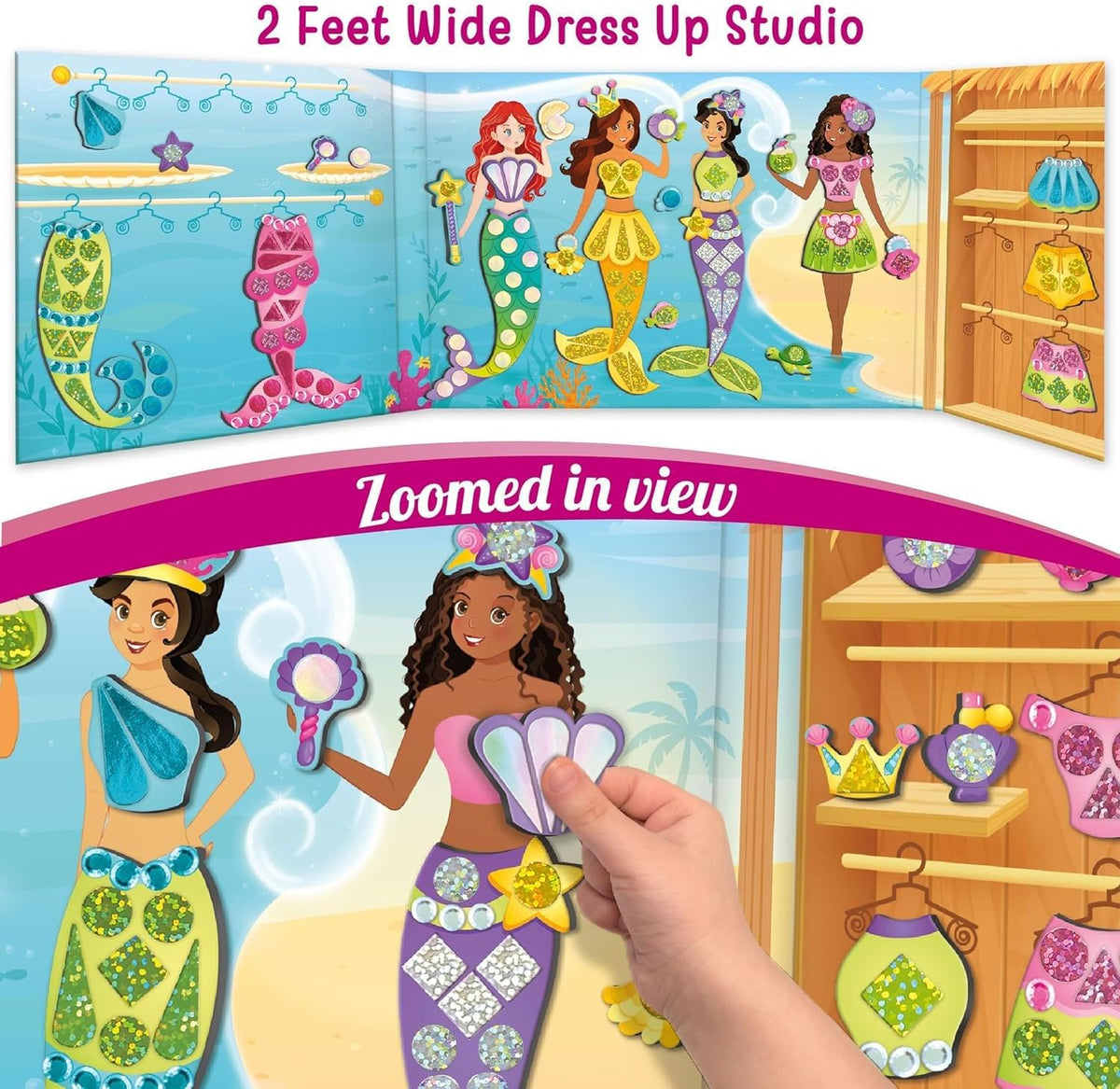 Imagimake DIY Magnetic Dress-Up Princess - Mermaid - image 4