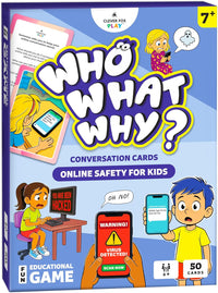 Who What Why Conversation Cards for Kids - Online Safety