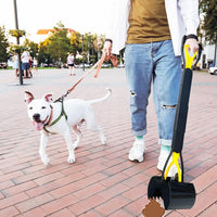 36“ Large Dog Pooper Scooper for Large Dogs Heavy Duty - 32-inch(Yellow) - image 3