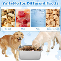 YUEPET 3 Gal Large Stainless Steel Dogs Water Bowl - 3 Gallons - image 3
