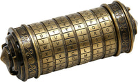 yofit Da Vinci Code Mini Cryptex Lock Puzzle Box Valentine's Day Gift – Fun for Kids & Family